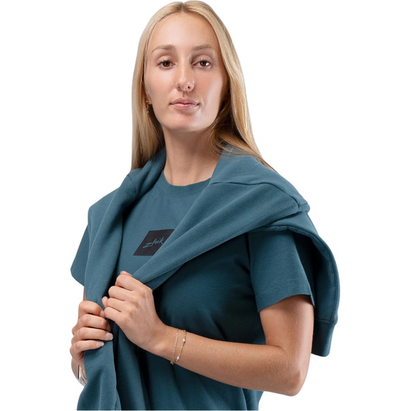 2026 Zhik Womens Carbon Hoodie HDI-0022-W-TEA - Teal